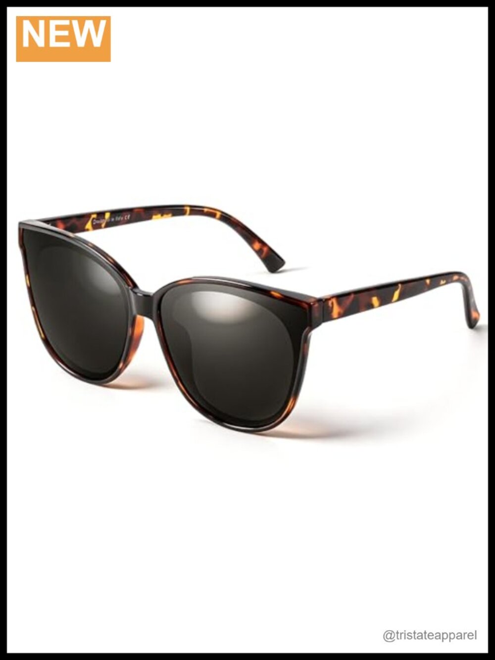 Oversized Cat Eye Polarized Sunglasses UV400 Protection for Women